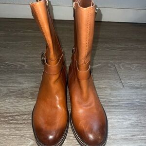 Vince Camuto Cognac Leather Boots